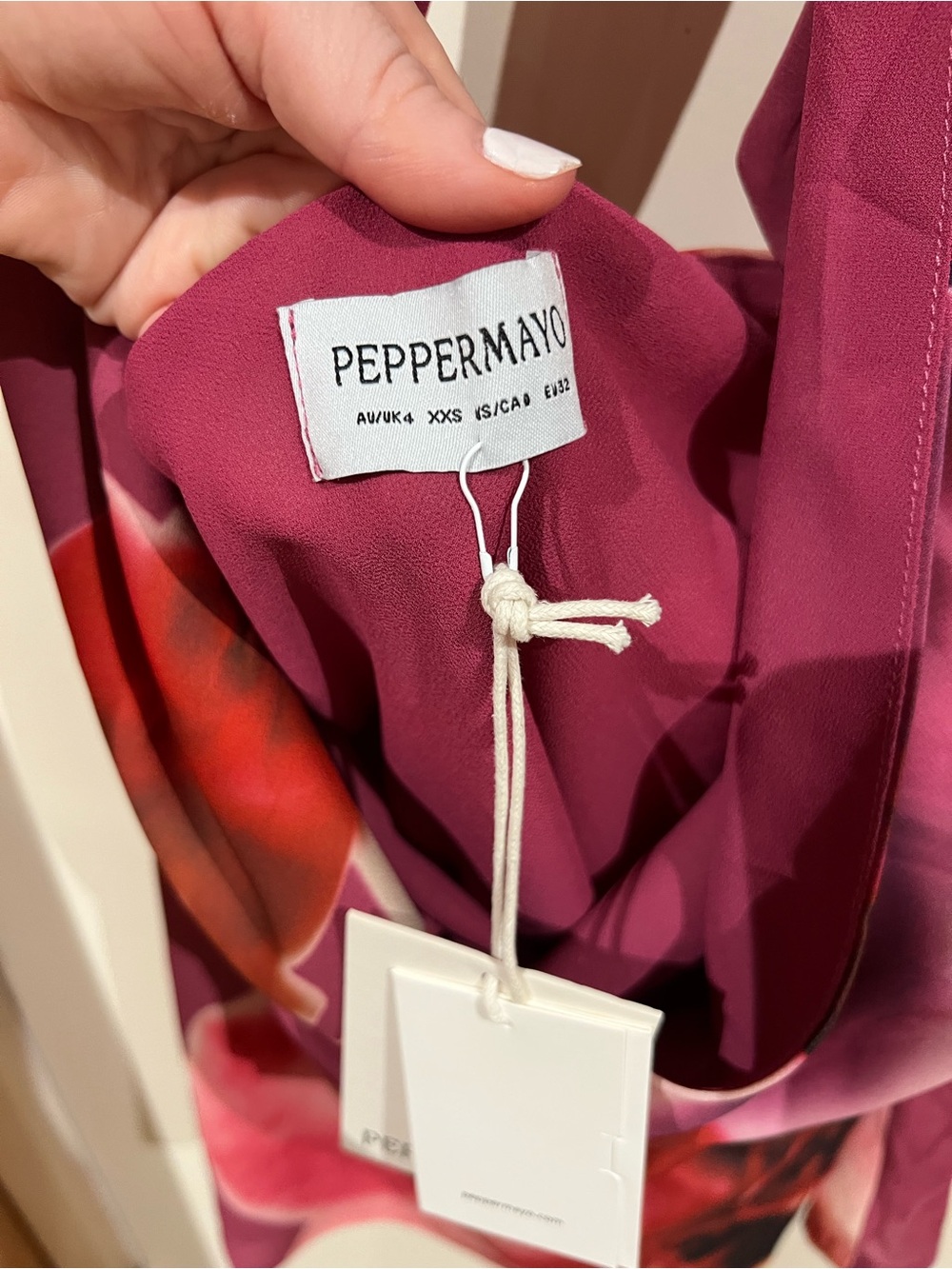 Peppermayo Mini Dress Pink Floral - Picture 7 of 7